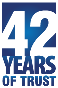 41 years logo